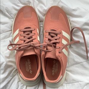 New pink adidas sneakers
